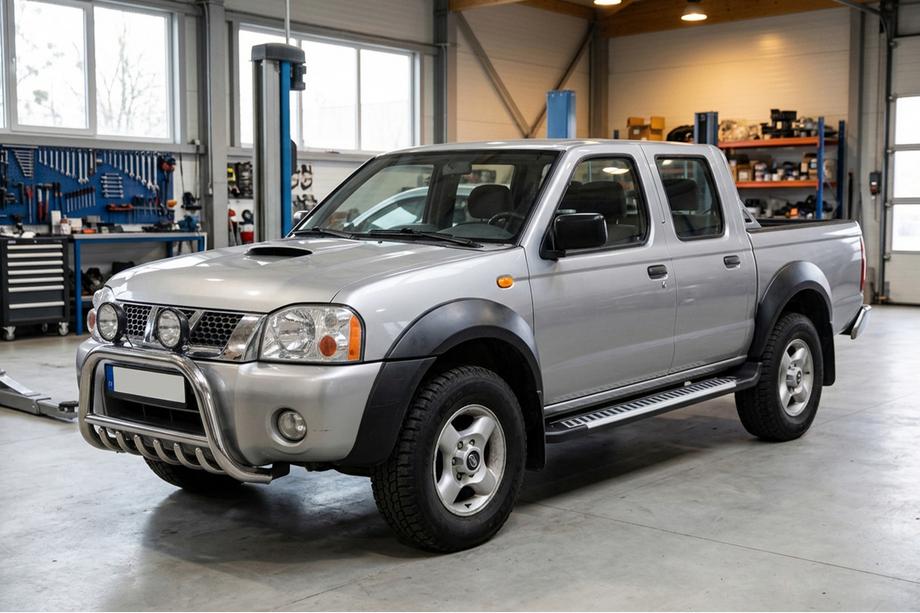 Nissan NP300 1999-2015 Pedane Laterali Line (2 pz, Alluminio) Image