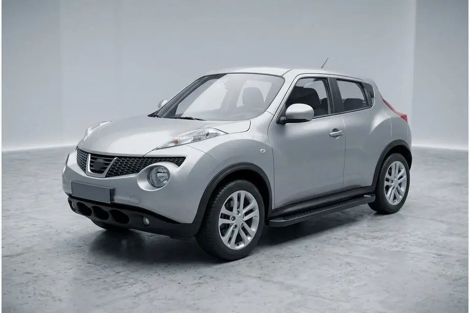 Nissan Juke 2010-2019 Pedane Laterali Allmond Black (2 pz, Alluminio) Image