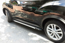 Nissan Juke 2010-2019 Pedane Laterali Duru (2 pz, Alluminio) foto 1
