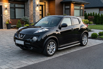 Nissan Juke 2010-2019 Pedane Laterali Maydos V1 (2 pz, Alluminio e Acciaio Inox) foto 1