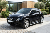 Nissan Juke 2010-2019 Pedane Laterali Tayga Grey (2 pz, Alluminio) foto 1