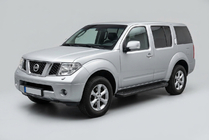 Nissan Pathfinder R51 2005-2014 Pedane Laterali Allmond Black (2 pz, Alluminio) foto 1