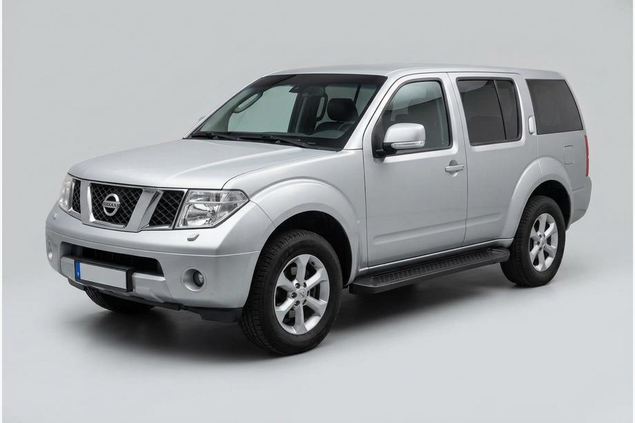 Nissan Pathfinder R51 2005-2014 Pedane Laterali Allmond Black (2 pz, Alluminio) Image