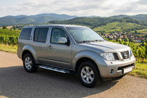 Nissan Pathfinder R51 2005-2014 Pedane Laterali Sunrise (2 pz, Alluminio) foto 1