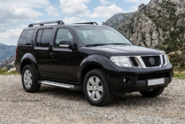 Nissan Pathfinder R51 2005-2014 Pedane Laterali Line (2 pz, Alluminio) foto 1