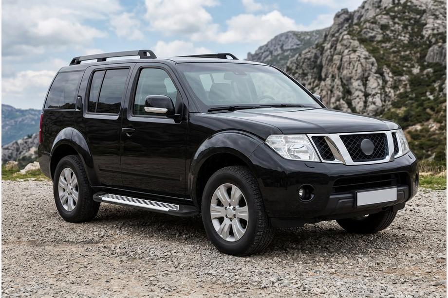 Nissan Pathfinder R51 2005-2014 Pedane Laterali Line (2 pz, Alluminio) Image