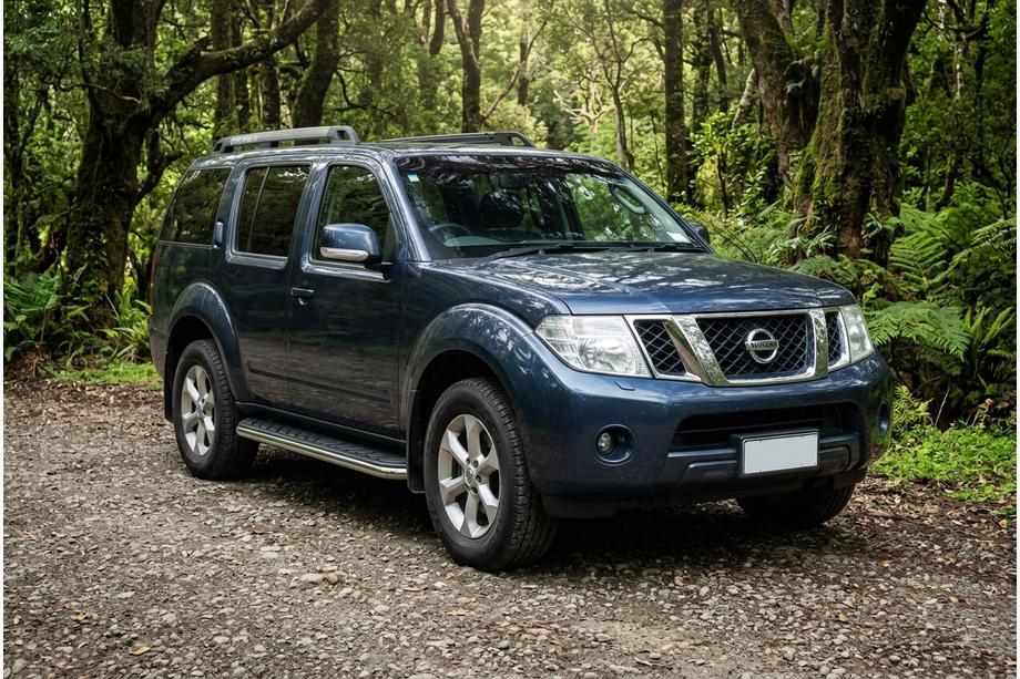 Nissan Pathfinder R51 2005-2014 Pedane Laterali Maydos V1 (2 pz, Alluminio e Acciaio Inox) Image