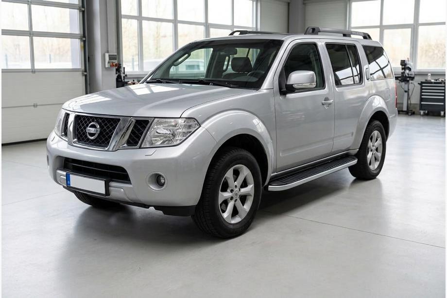 Nissan Pathfinder R51 2005-2014 Pedane Laterali Tayga Grey (2 pz, Alluminio) Image