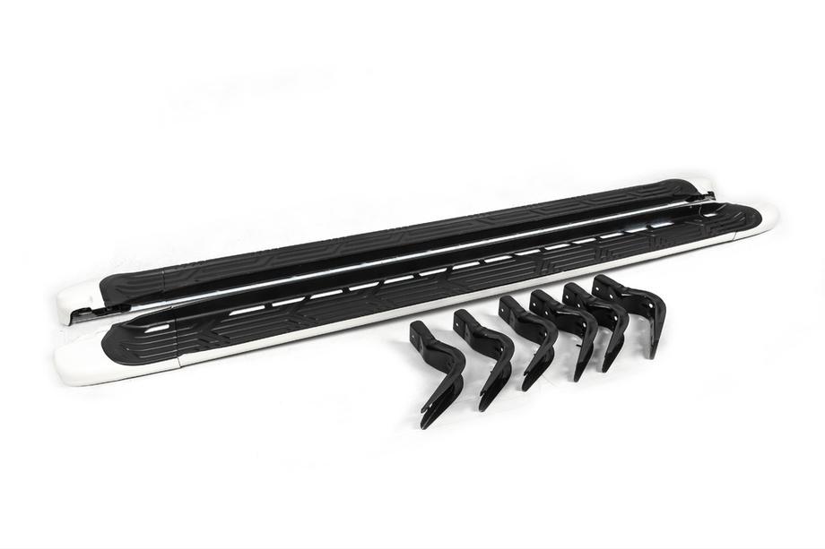 Nissan Patrol Y62 2010-2024 Pedane Laterali OEM (2 pz, Alluminio) Image