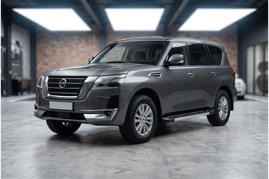 Nissan Patrol Y62 2010-2024 Pedane Laterali RedLine V1 (2 pz, Alluminio) Image