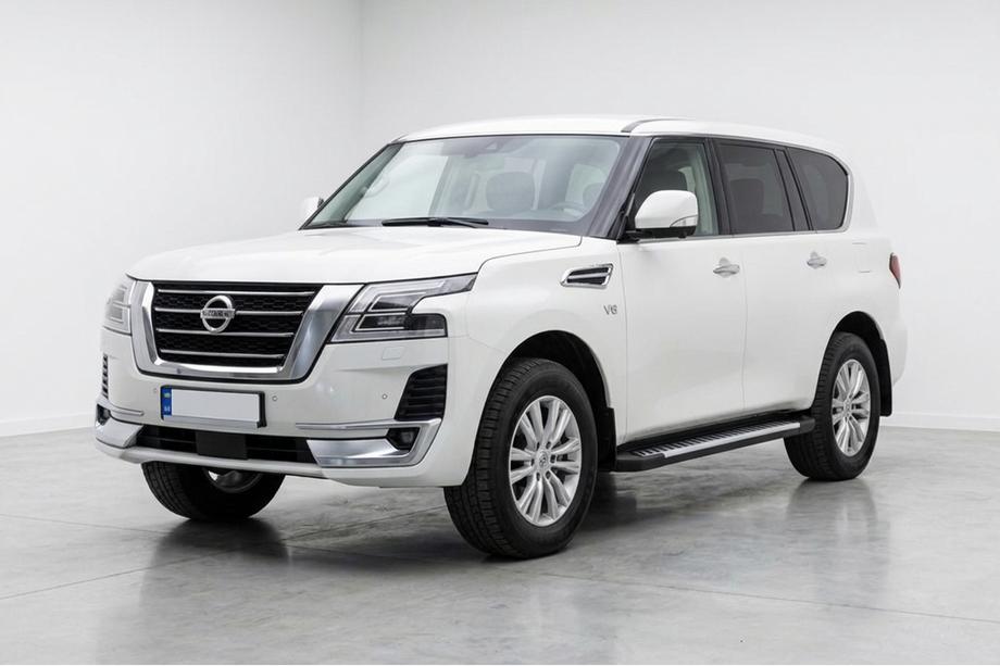 Nissan Patrol Y62 2010-2024 Pedane Laterali Line (2 pz, Alluminio) Image