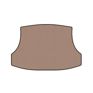 Tappetino in gomma per bagagliaio Carsuit (2012-2015, beige)
