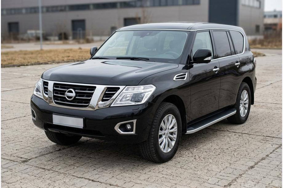 Nissan Patrol Y62 2010-2024 Pedane Laterali Tayga Grey (2 pz, Alluminio) Foto 1