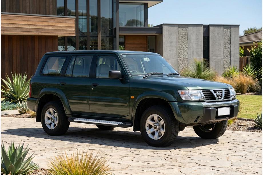 Nissan Patrol Y61 1997-2011 Pedane laterali tipo X5 (2 pz, alluminio) Foto 1