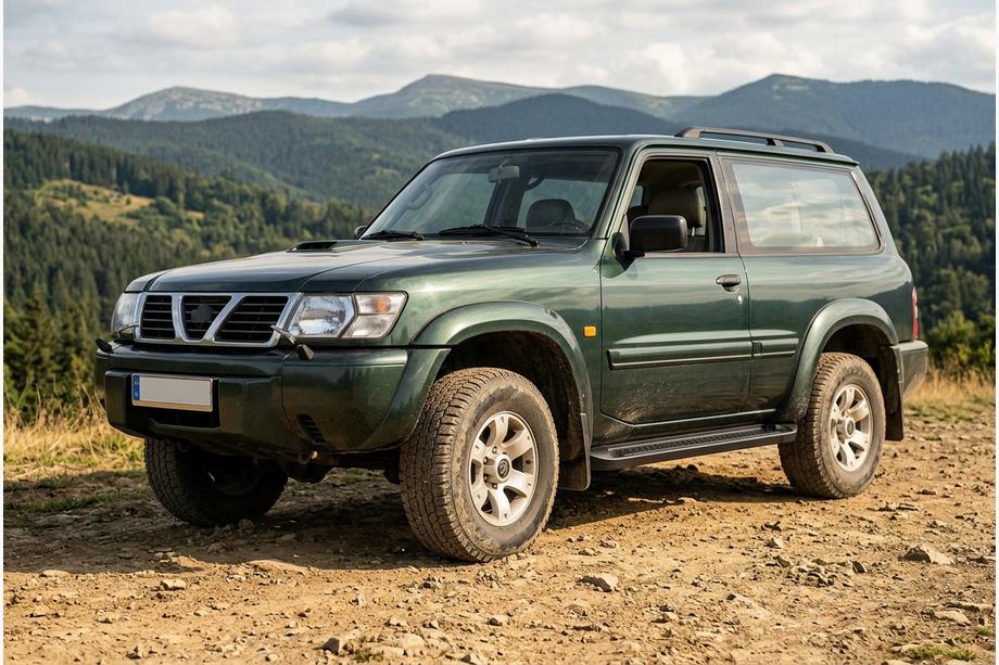 Nissan Patrol Y61 1997-2011 Pedane Laterali Allmond Black (2 pz, Alluminio) Image