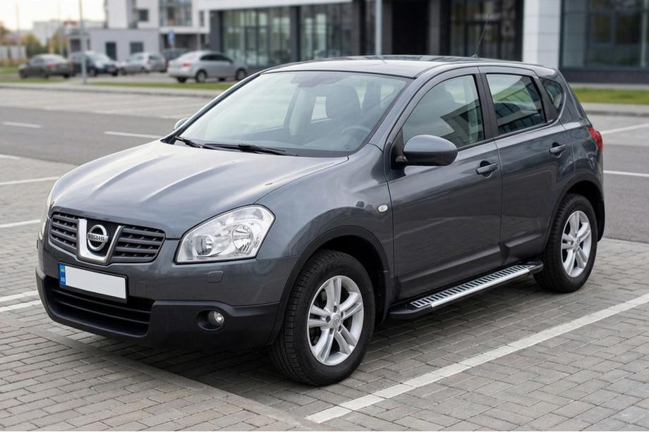 Nissan Qashqai 2007-2010 Pedane Laterali Line (2 pz, Alluminio) Image