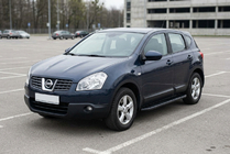 Nissan Qashqai 2007-2010 Pedane Laterali Bosphorus Black (2 pz, Alluminio) foto 1