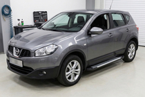 Nissan Qashqai 2010-2014 Pedane Laterali Line (2 pz, Alluminio) foto 1