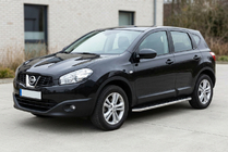 Nissan Qashqai 2010-2014 Pedane Laterali Maydos V1 (2 pz, Alluminio e Acciaio Inox) foto 1