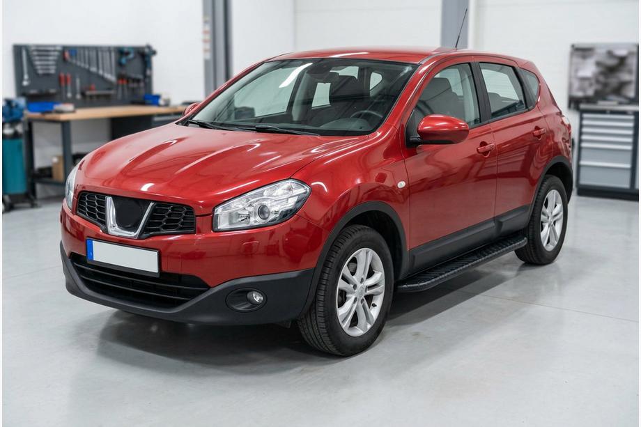 Nissan Qashqai 2010-2014 Pedane Laterali Bosphorus Black (2 pz, Alluminio) Image