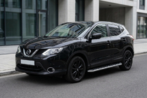 Nissan Qashqai 2014-2021 Pedane Laterali Maydos V1 (2 pz, Alluminio e Acciaio Inox) foto 1