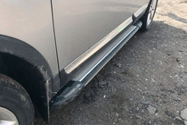Nissan Qashqai 2014-2021 Pedane Laterali Rainbow (2 pz, Alluminio) foto 3