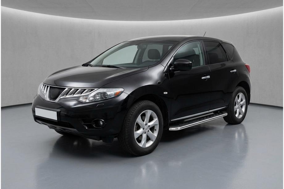 Nissan Murano 2008-2014 Pedane Laterali Maydos V1 (2 pz, Alluminio e Acciaio Inox) Image