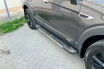 Opel Antara 2006-2017 Pedane Laterali RedLine V1 (2 pz, Alluminio) foto 1