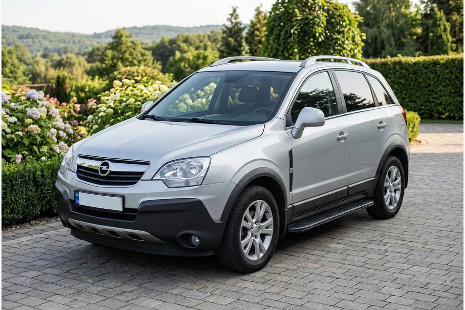 Opel Antara 2006-2017 Pedane Laterali Bosphorus Black (2 pz, Alluminio) Image