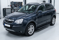 Opel Antara 2006-2017 Pedane Laterali RedLine Black (2 pz, Alluminio) foto 1