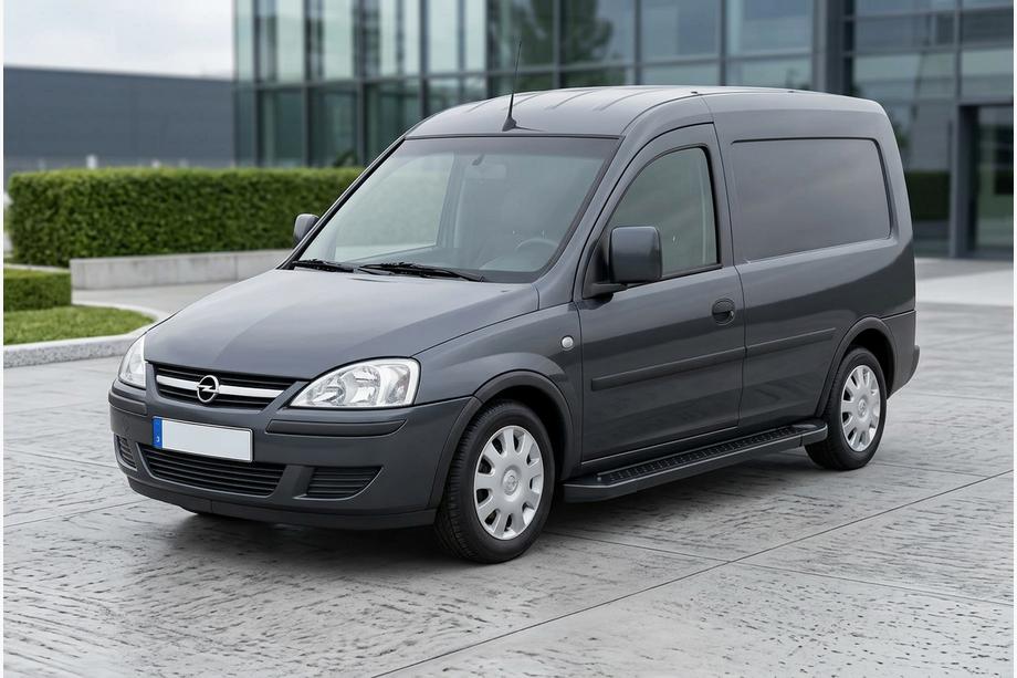 Opel Combo 2002–2012 Pedane Laterali Allmond Black (2 pz, Alluminio) Image