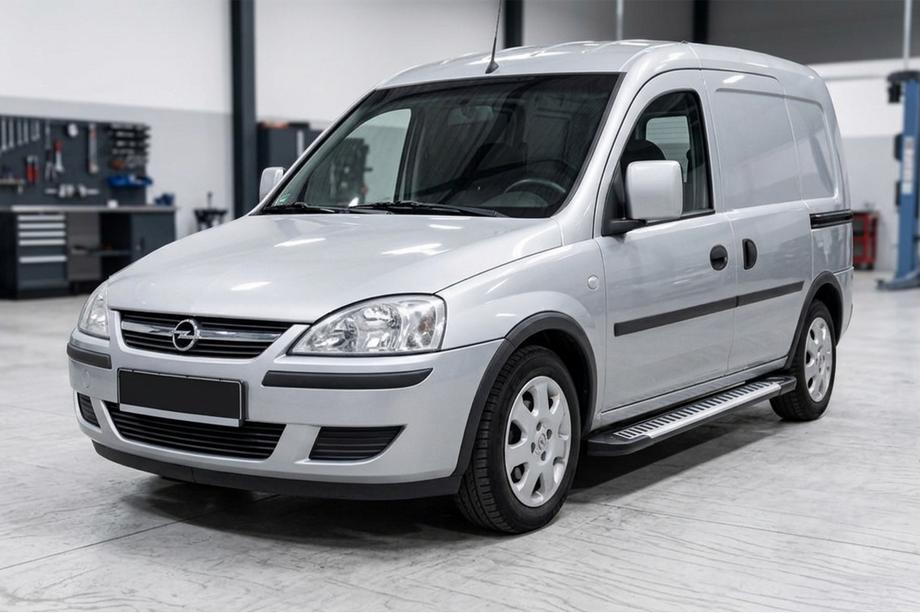 Opel Combo 2002–2012 Pedane Laterali Line (2 pz, Alluminio) Image