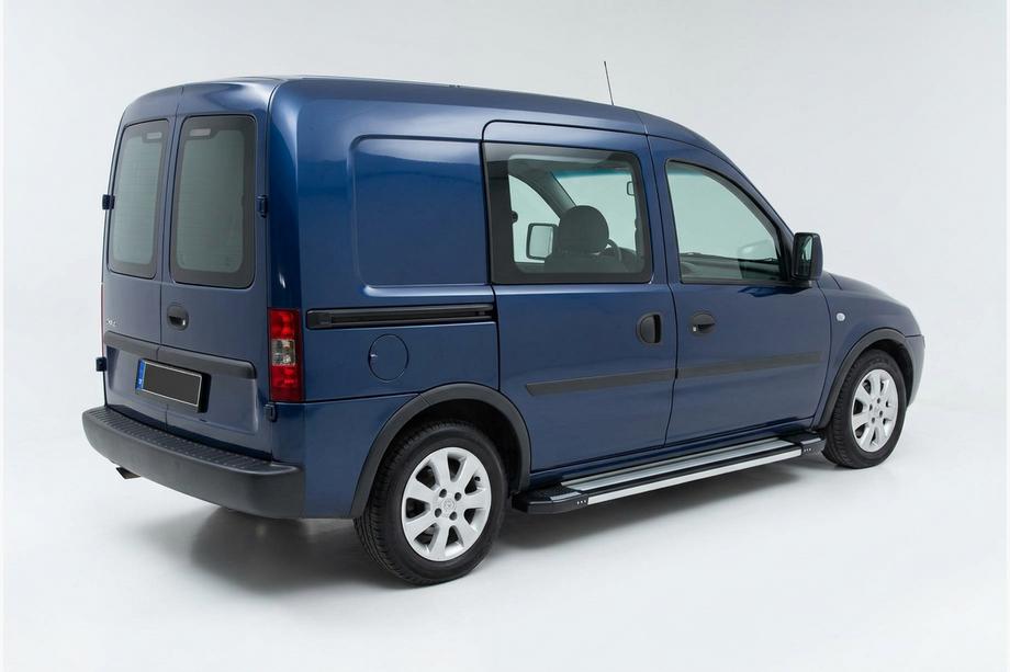 Opel Combo 2002–2012 Pedane Laterali Rainbow (2 pz, Alluminio) Image