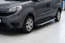 Opel Combo 2012-2018 Pedane Laterali RedLine V1 (2 pz, Alluminio) foto 1