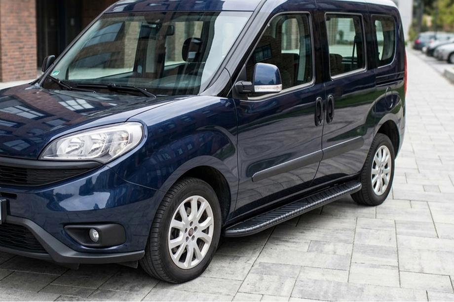 Opel Combo 2012-2018 Pedane Laterali Bosphorus Black (2 pz, Alluminio) Image