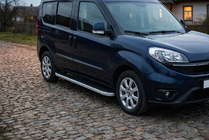 Opel Combo 2012-2018 Pedane Laterali Tayga Grey (2 pz, Alluminio) foto 1