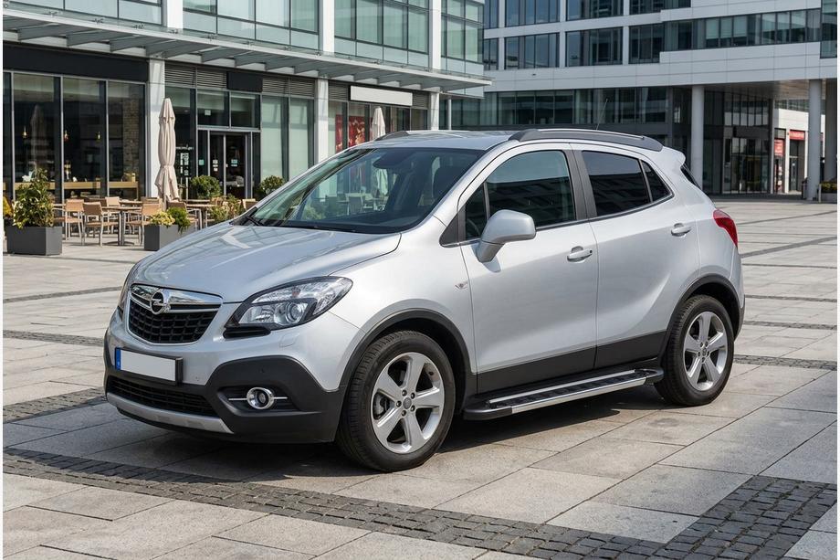 Opel Mokka 2012-2021 Pedane Laterali RedLine V1 (2 pz, Alluminio) Image