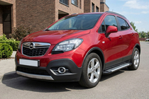 Opel Mokka 2012-2021 Pedane Laterali Line (2 pz, Alluminio) foto 1