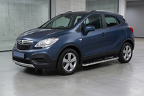 Opel Mokka 2012-2021 Pedane Laterali Maydos V1 (2 pz, Alluminio e Acciaio Inox) foto 1