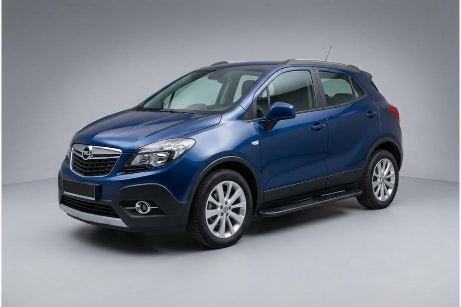 Opel Mokka 2012-2021 Pedane Laterali Bosphorus Black (2 pz, Alluminio) Image