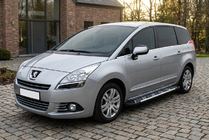 Peugeot 5008 2009-2016 Pedane Laterali Sunrise (2 pz, Alluminio) foto 1