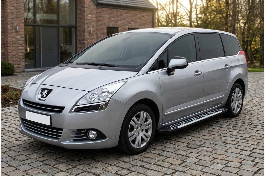 Peugeot 5008 2009-2016 Pedane Laterali Sunrise (2 pz, Alluminio) Image