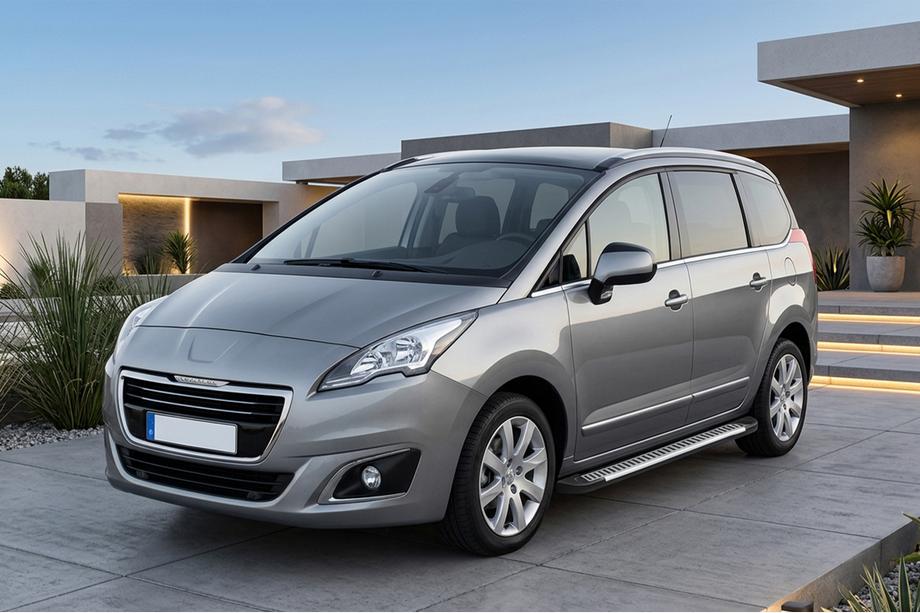 Peugeot 5008 2009-2016 Pedane Laterali Line (2 pz, Alluminio) Image