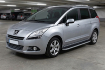Peugeot 5008 2009-2016 Pedane Laterali Tayga Grey (2 pz, Alluminio) foto 1