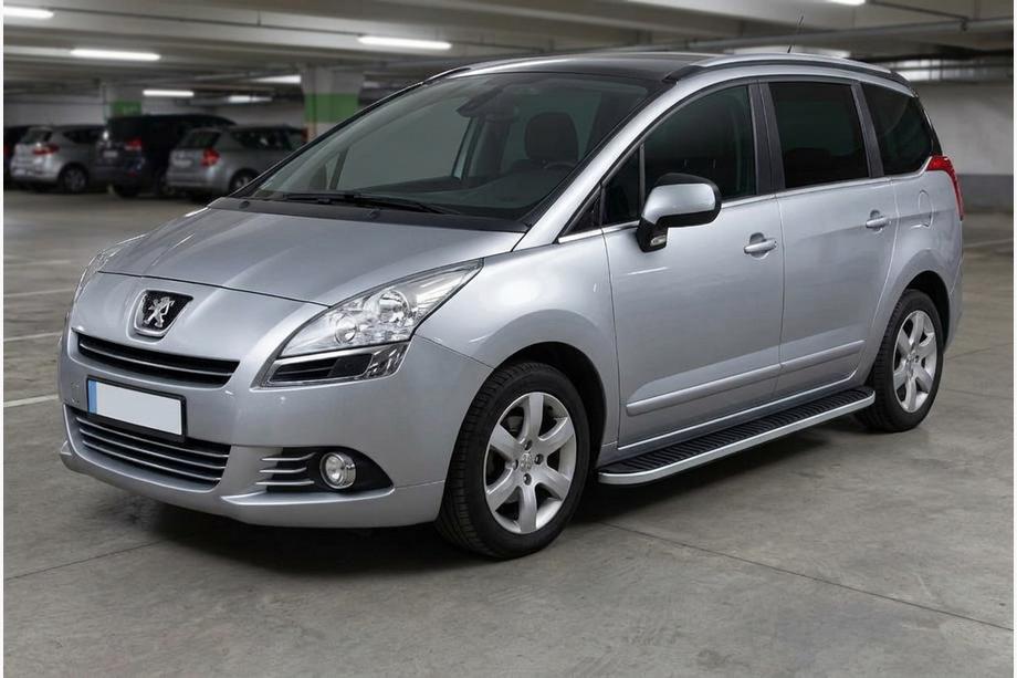 Peugeot 5008 2009-2016 Pedane Laterali Tayga Grey (2 pz, Alluminio) Image