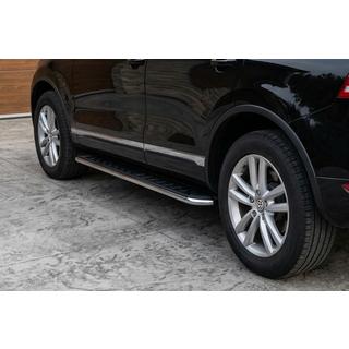 Pedane Laterali Maydos V1 (2 pz, Alluminio e Acciaio Inox) Porsche Cayenne 2003–2010 foto 1