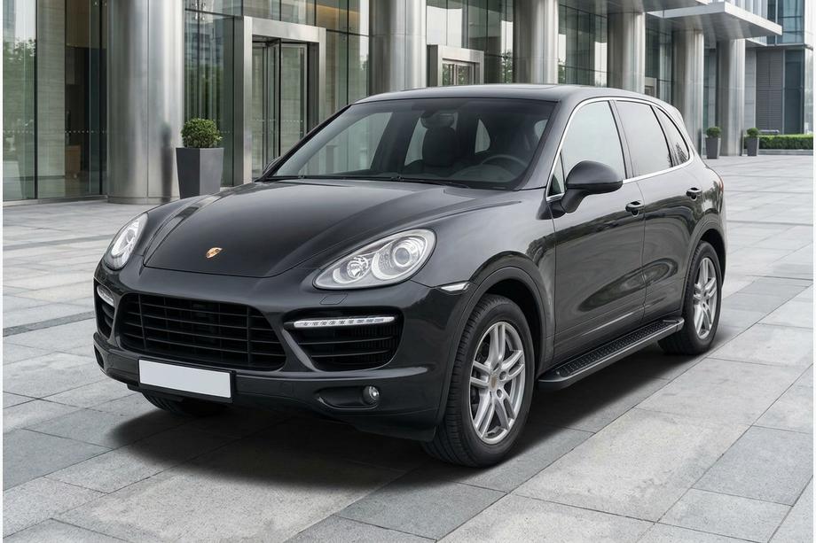 Porsche Cayenne 2010-2017 Pedane Laterali Allmond Black (2 pz, Alluminio) Image