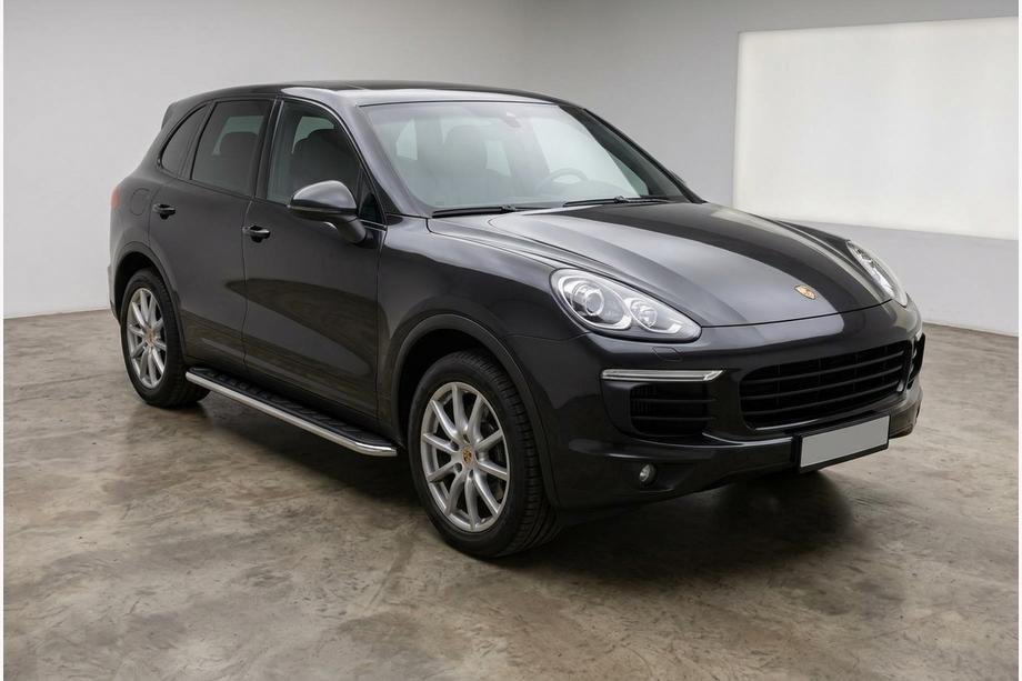 Porsche Cayenne 2010-2017 Pedane Laterali Maydos V1 (2 pz, Alluminio e Acciaio Inox) Image