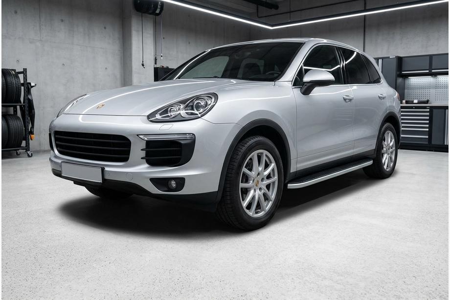 Porsche Cayenne 2010-2017 Pedane Laterali Tayga (2 pz, Alluminio) Image
