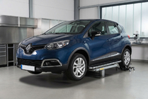 Renault Captur 2013-2019 Pedane Laterali Maydos V1 (2 pz, Alluminio e Acciaio Inox) foto 1
